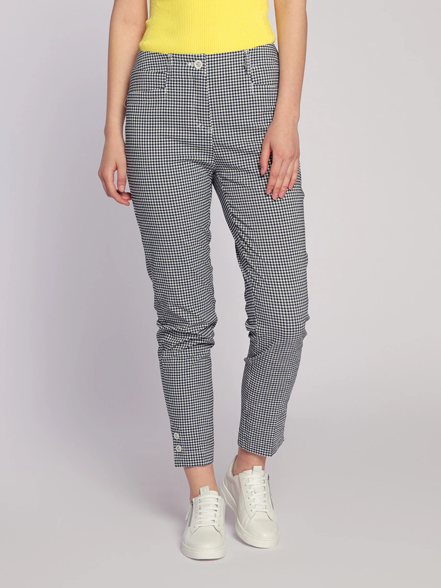 Брюки Muenster длиной 7/8 в клетку